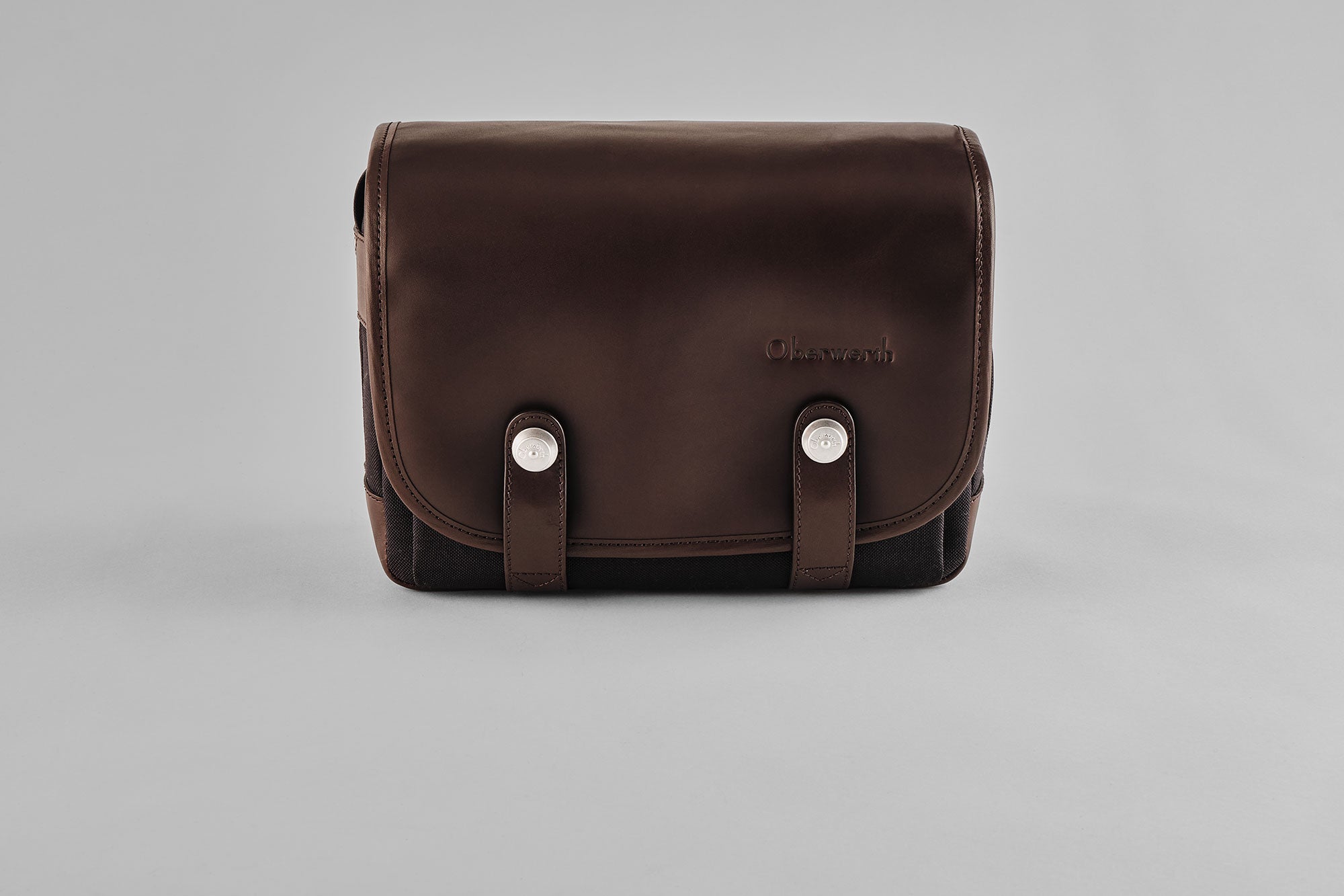 Camera bag Freiburg black/dark brown !Trade fair goods!