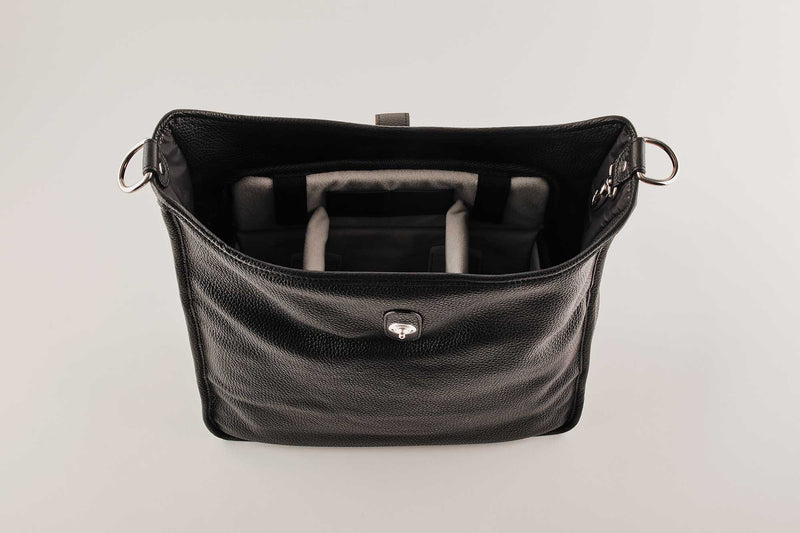 Handbag and Camera Bag KATE silver buckles & buttons